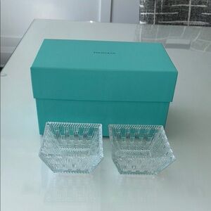 Tiffany & Co. 4” Crystal Bowls with Box